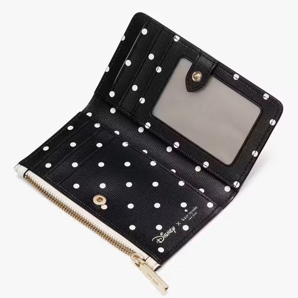 Kate Spade Disney X Kate Spade New York Minnie Small Slim Bifold Wallet
Parchmnt - Picture 2 of 16
